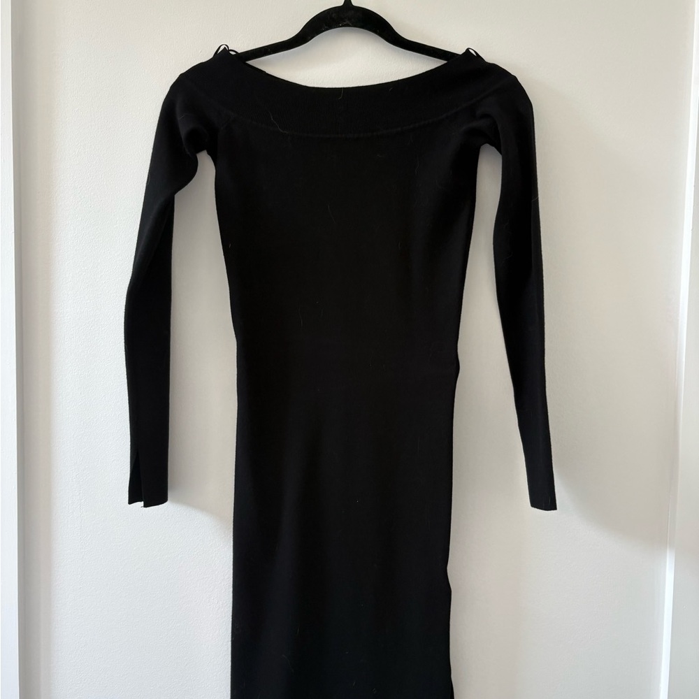 All Saints off the shoulder knit dress